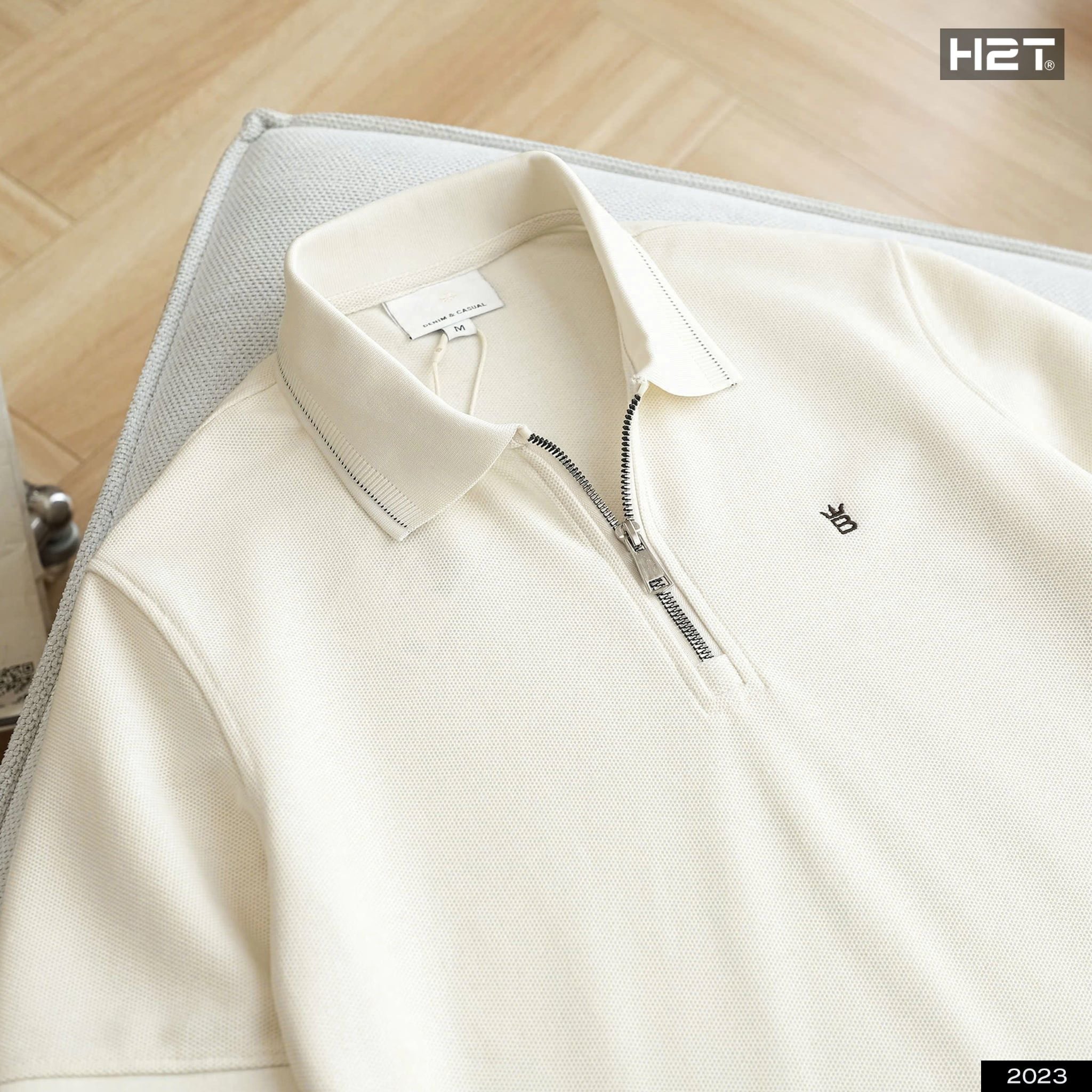  Áo Polo Half-Zip Regular Fit 2023 