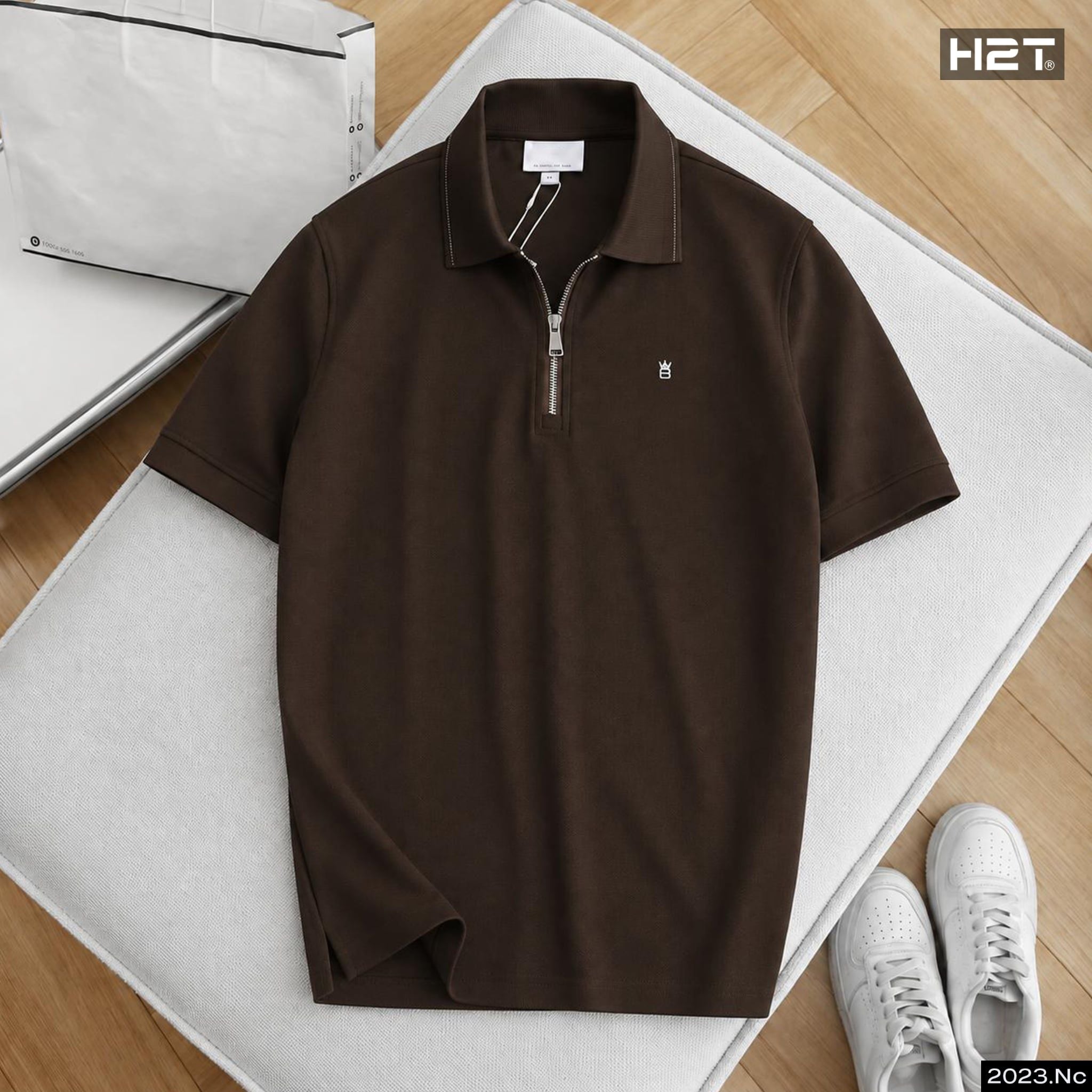  Áo Polo Half-Zip Regular Fit 2023 