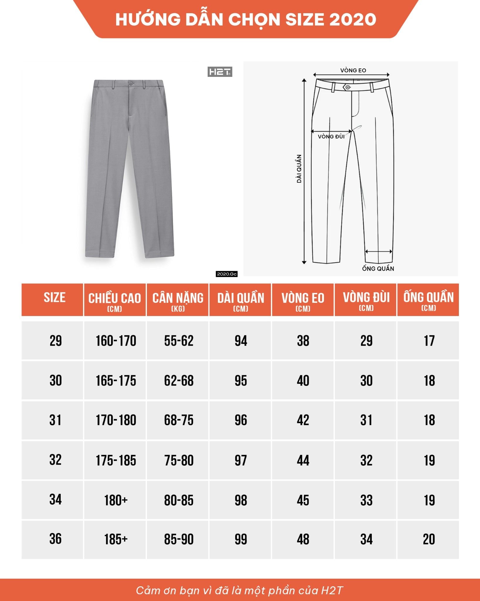  Quần Âu Flex Trousers 2020 