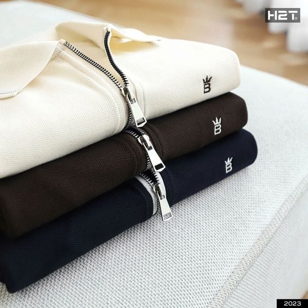  Áo Polo Half-Zip Regular Fit 2023 
