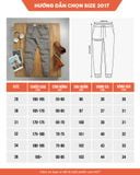  QUẦN JOGGER KAKI TÚI HỘP H2T 2017 
