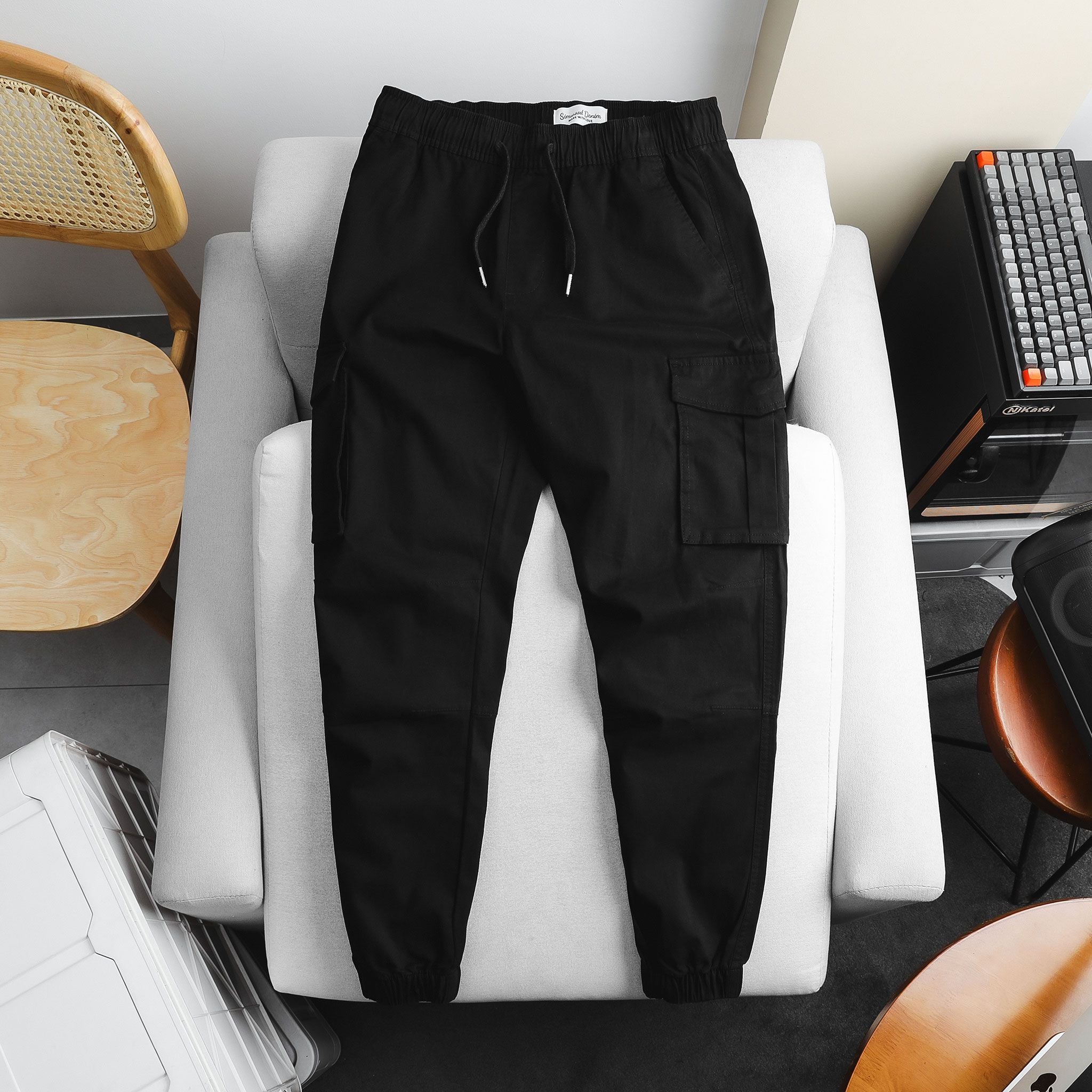  Quần Jogger Kaki Túi Hộp 1884 