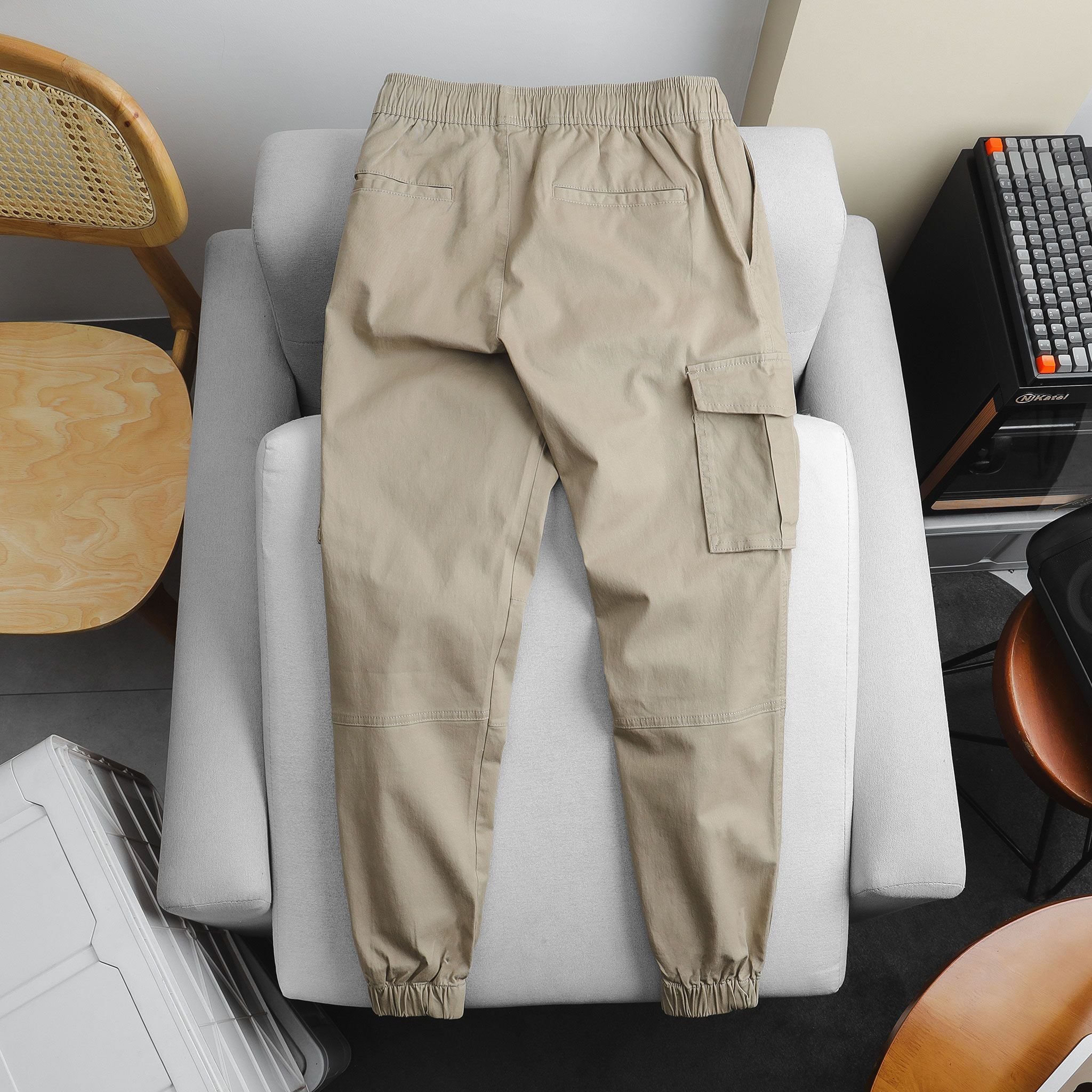  Quần Jogger Kaki Túi Hộp 1884 