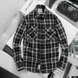  Sơ Mi Flannel Vải Dạ Kẻ Caro 1580 