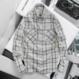  Sơ Mi Flannel Vải Dạ Kẻ Caro 1580 