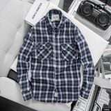  Sơ Mi Flannel Vải Dạ Kẻ Caro 1580 