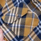  Sơ Mi Flannel Vải Dạ Kẻ Caro 1580 