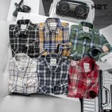  Sơ Mi Flannel Vải Dạ Kẻ Caro 1580 