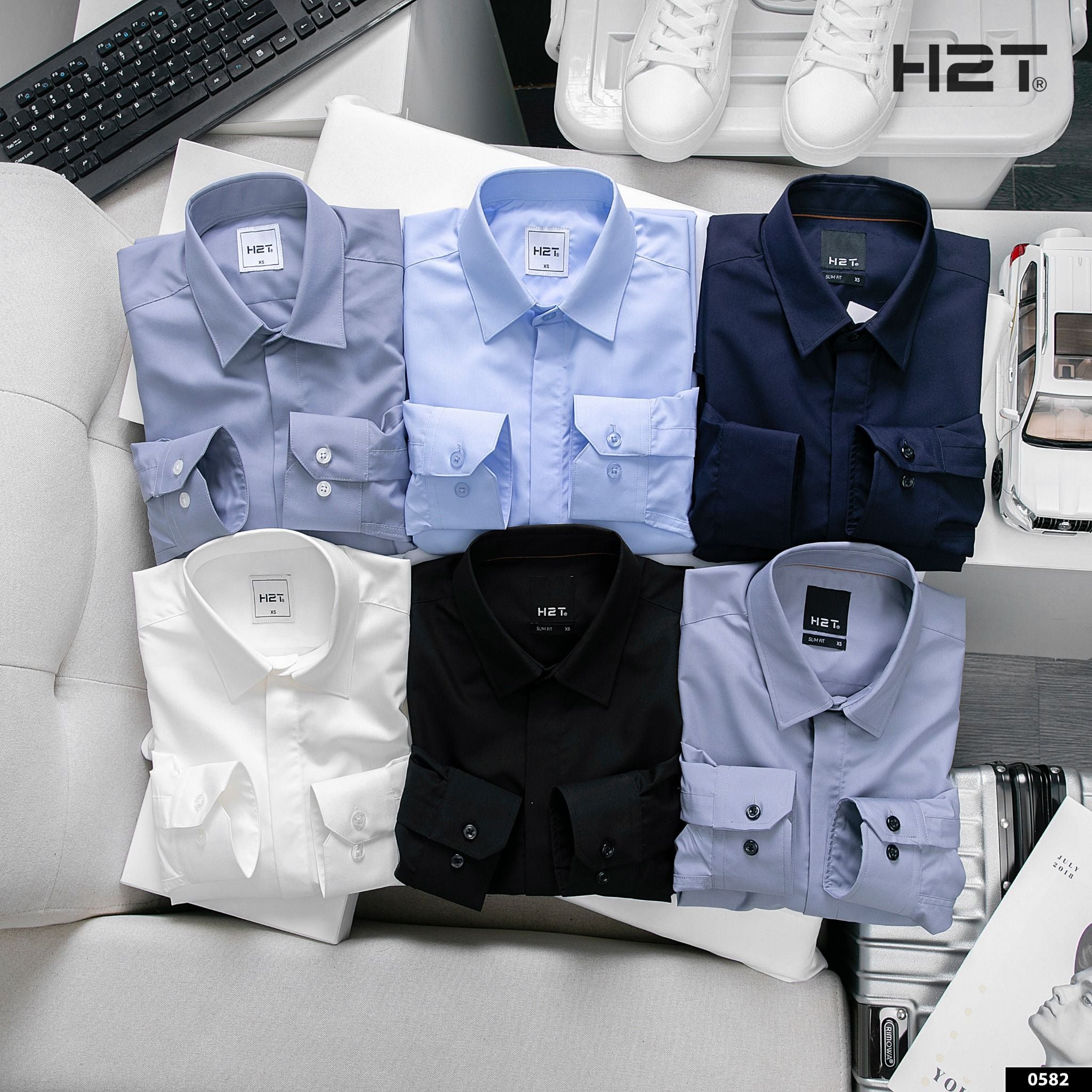  Áo Sơ Mi Dài Tay 0582 