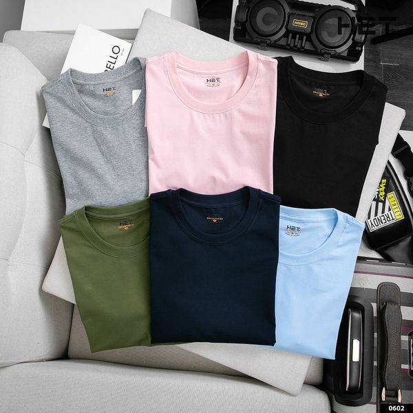  Áo Thun Basic Cổ Tròn 0602 