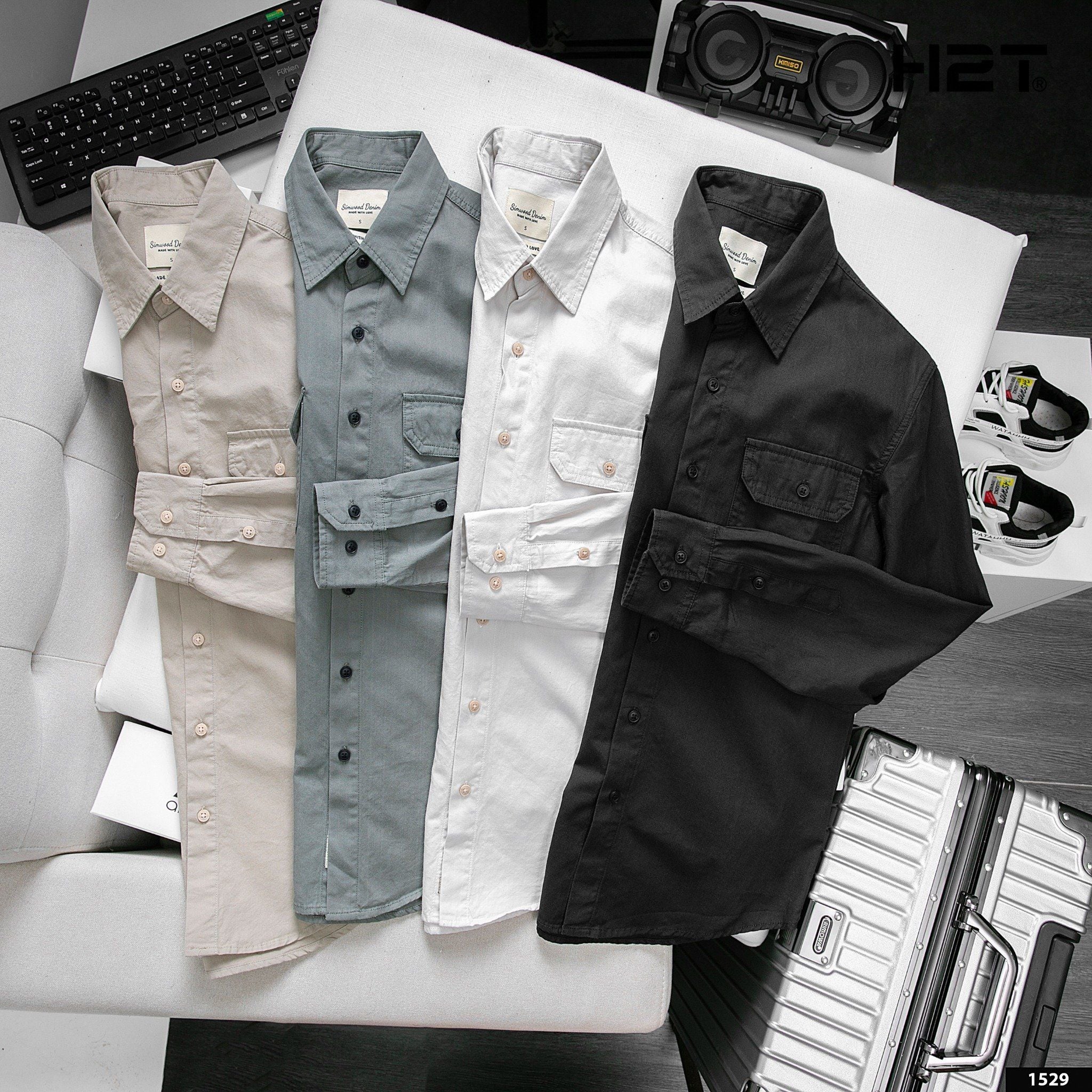  Sơ Mi Kaki Thô SIMWOOD DENIM 1529 