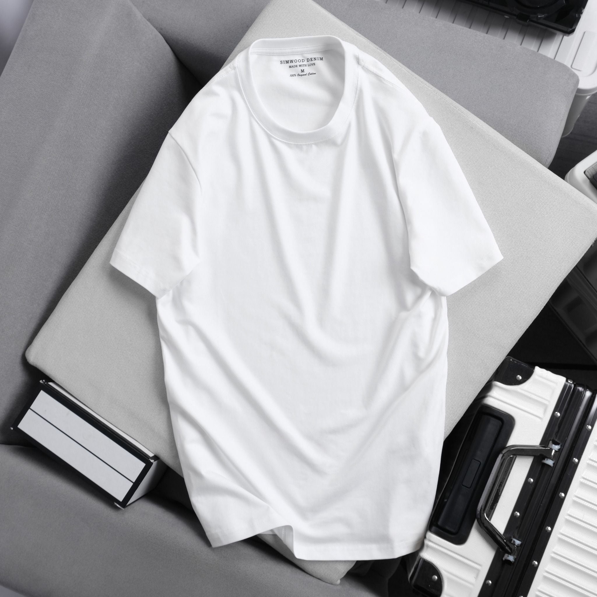  Áo Thun Basic UltraComfort Simwood Denim 
