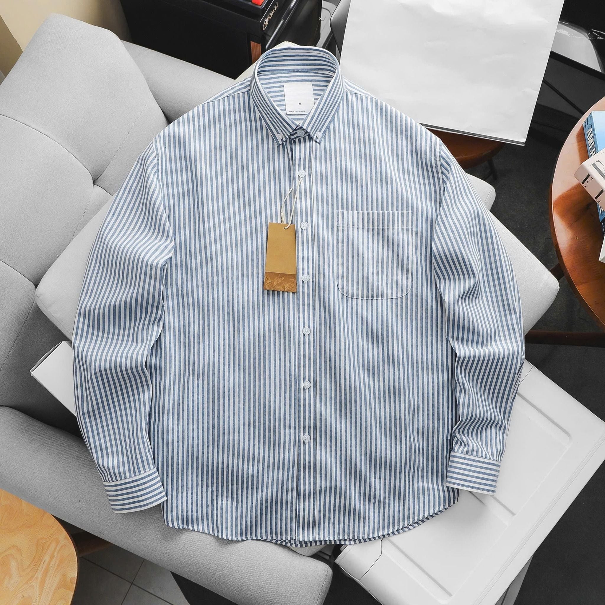  Áo Sơ Mi Linen Dài Tay 1900 