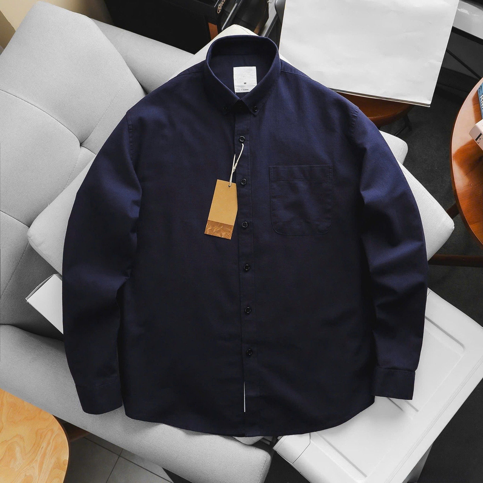  Áo Sơ Mi Linen Dài Tay 1900 