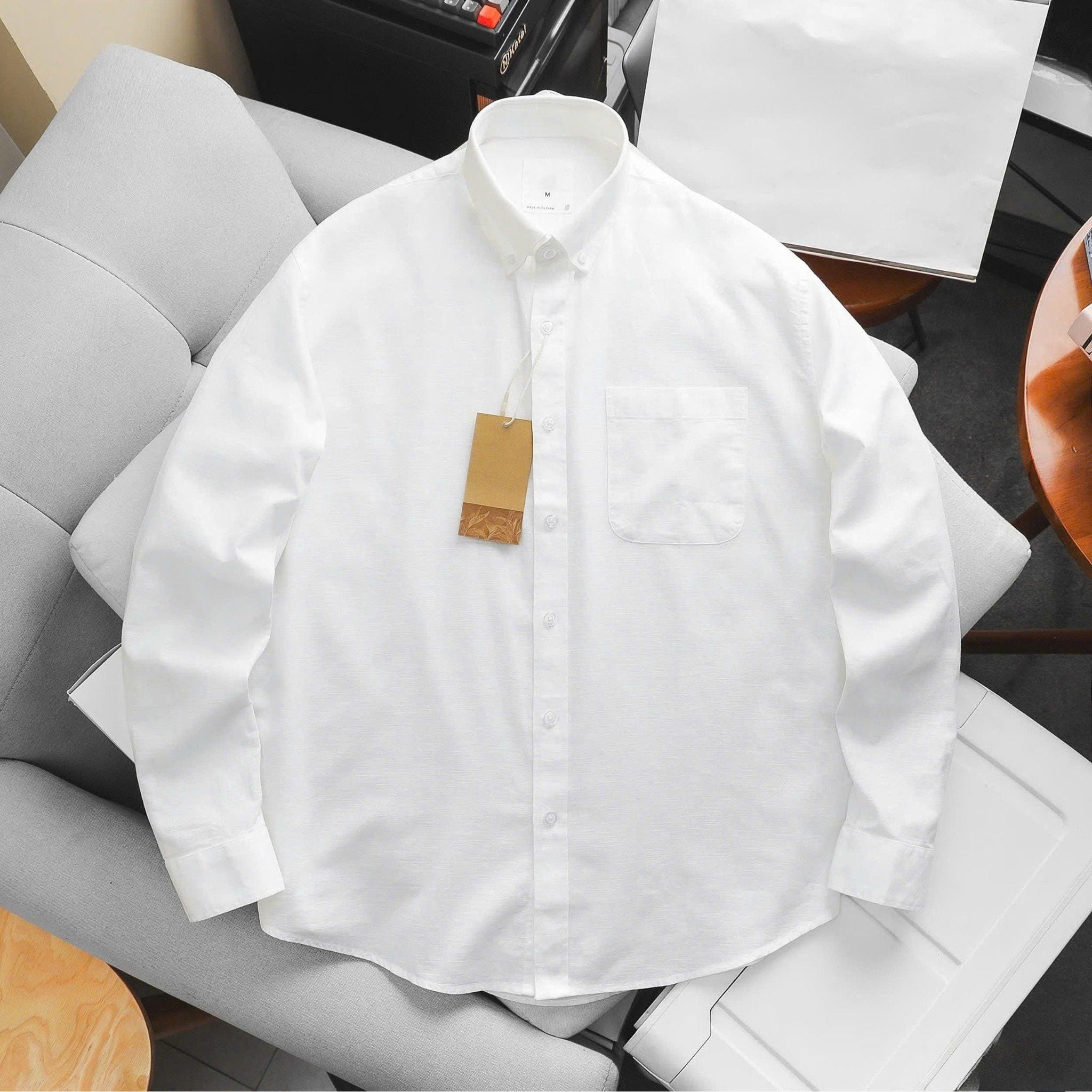  Áo Sơ Mi Linen Dài Tay 1900 