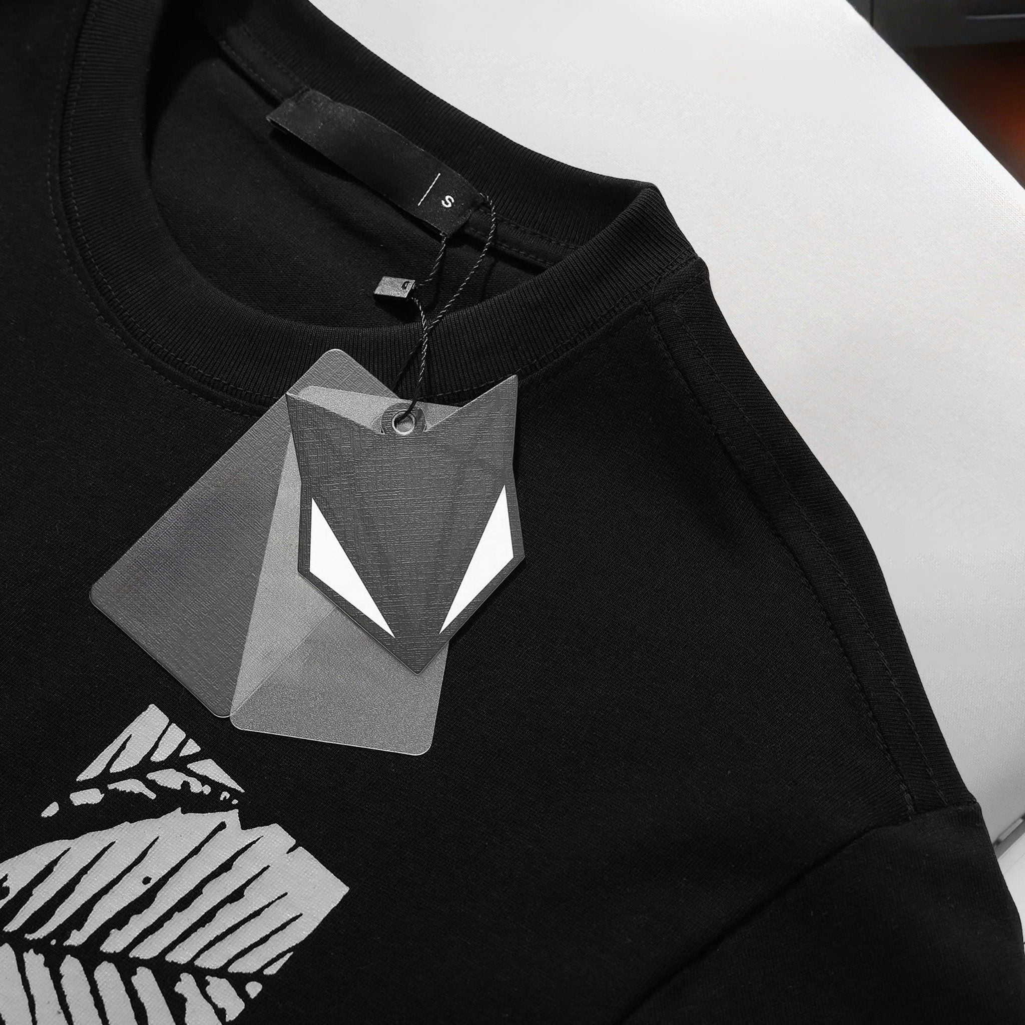  Áo Thun Leaf Print Cotton 1902 