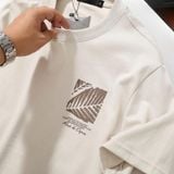  Áo Thun Leaf Print Cotton 1902 