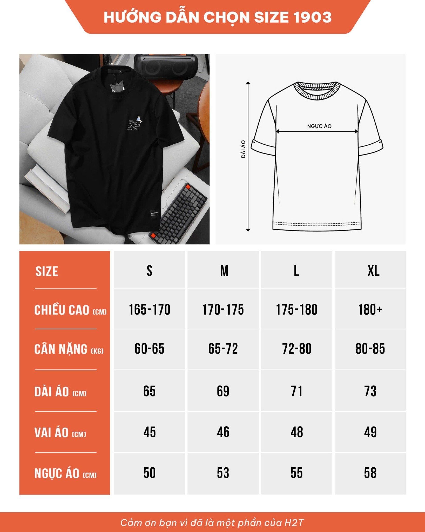  Áo Thun Typo Print​​​​​​​ Cotton 1903 