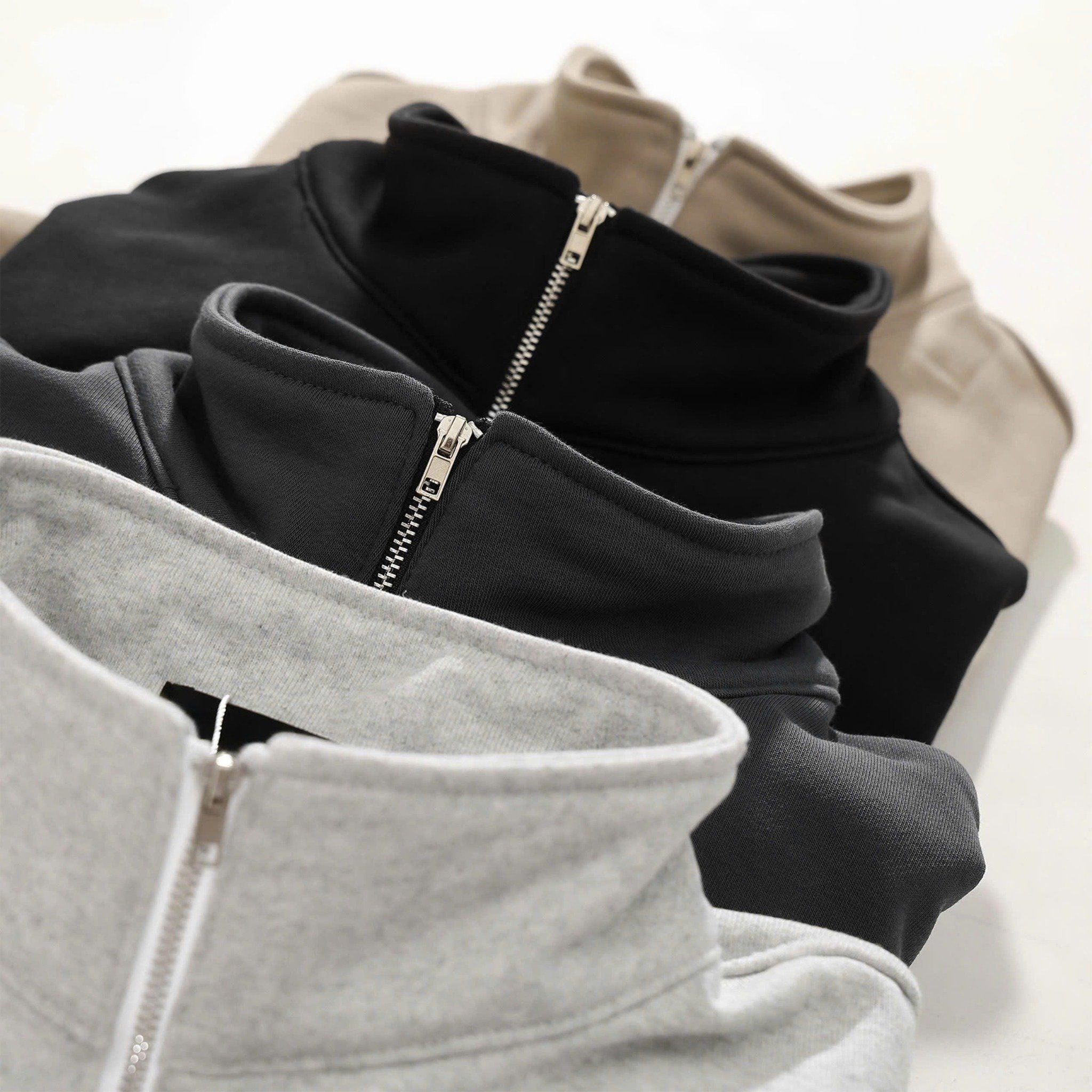  Áo Nỉ Cổ Zip 1915 