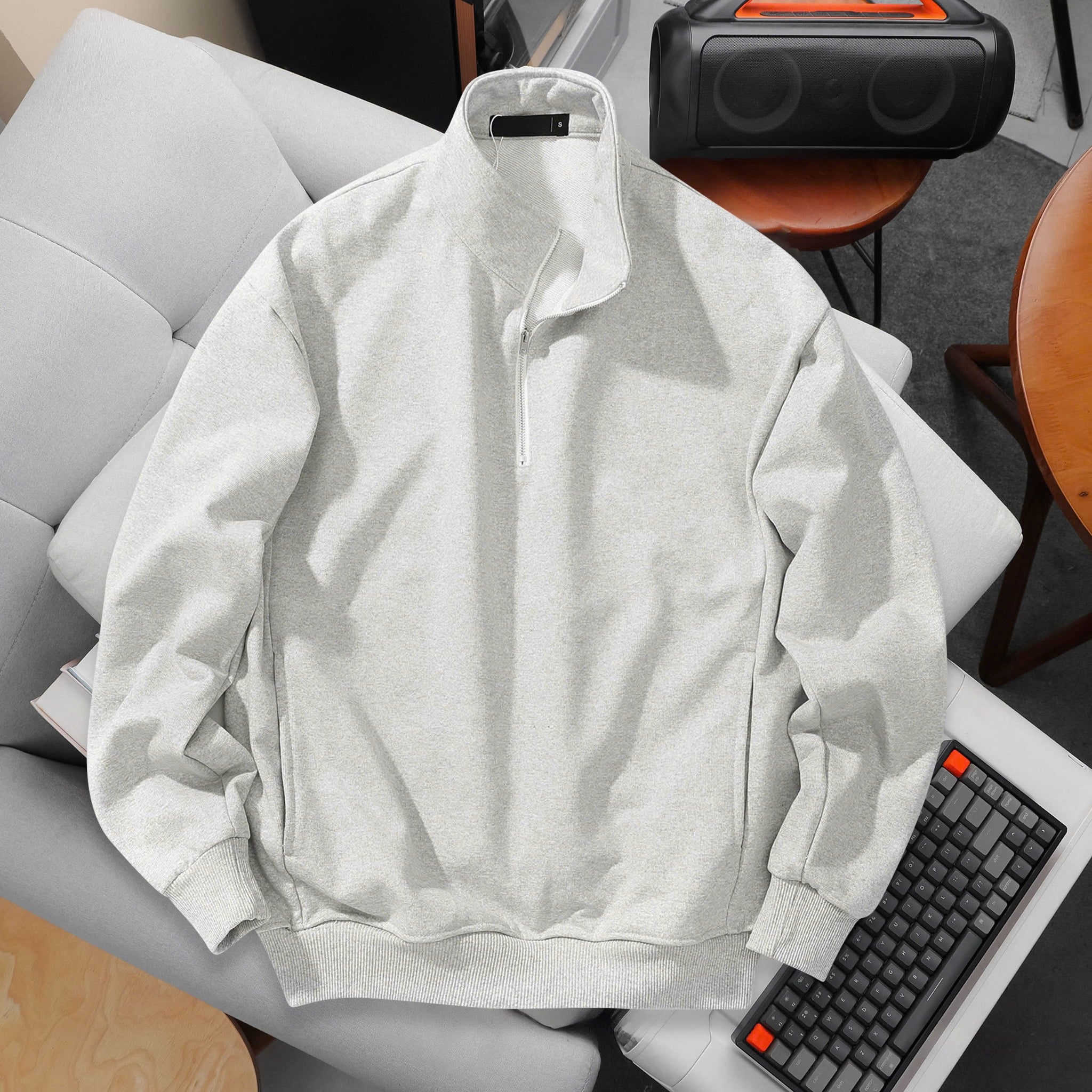 Áo Nỉ Cổ Zip 1915