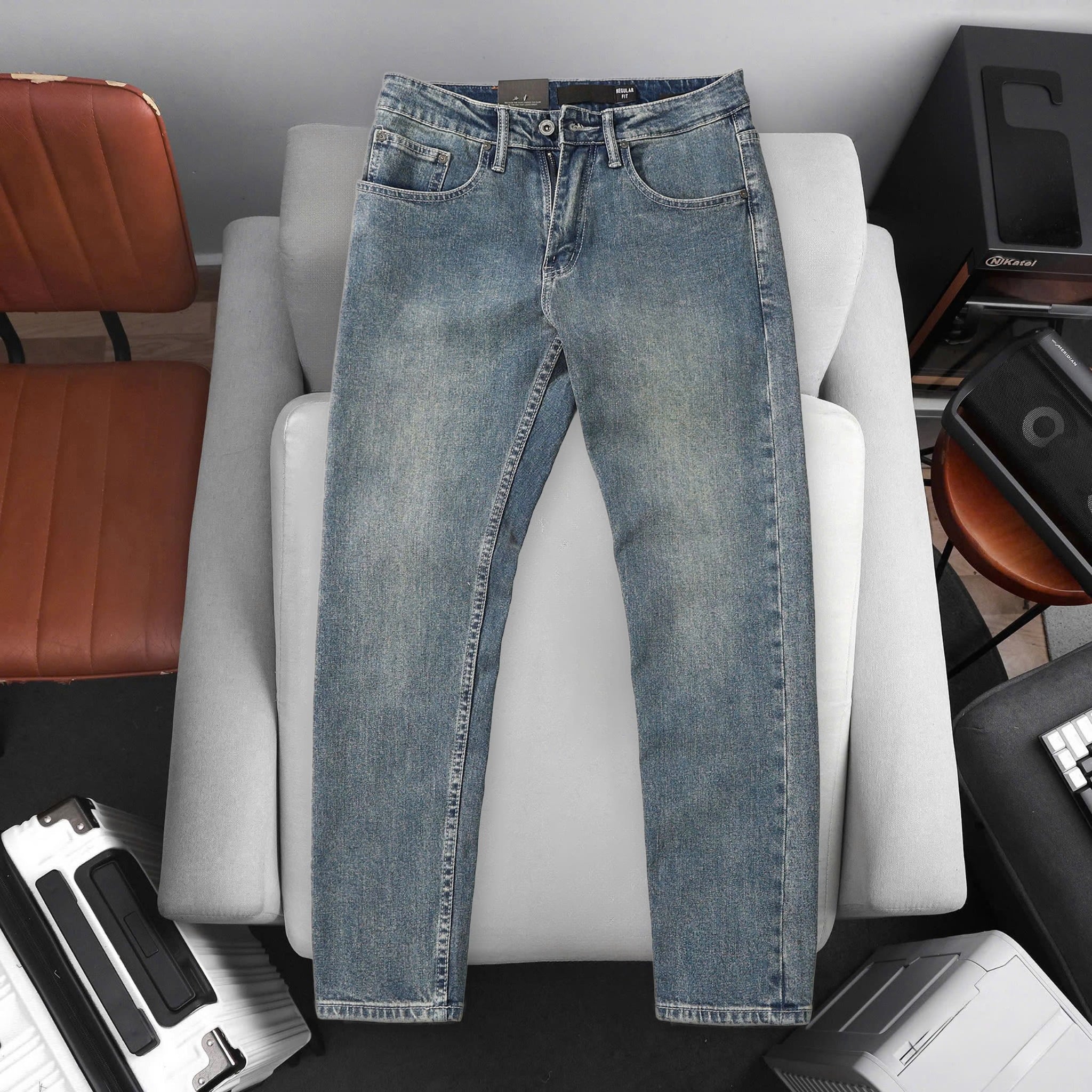 Quần Jeans Regular Fit Vintage 1914