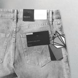  Quần Jeans Wash Xám Regular Fit 1913 