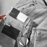  Quần Jeans Wash Xám Regular Fit 1913 