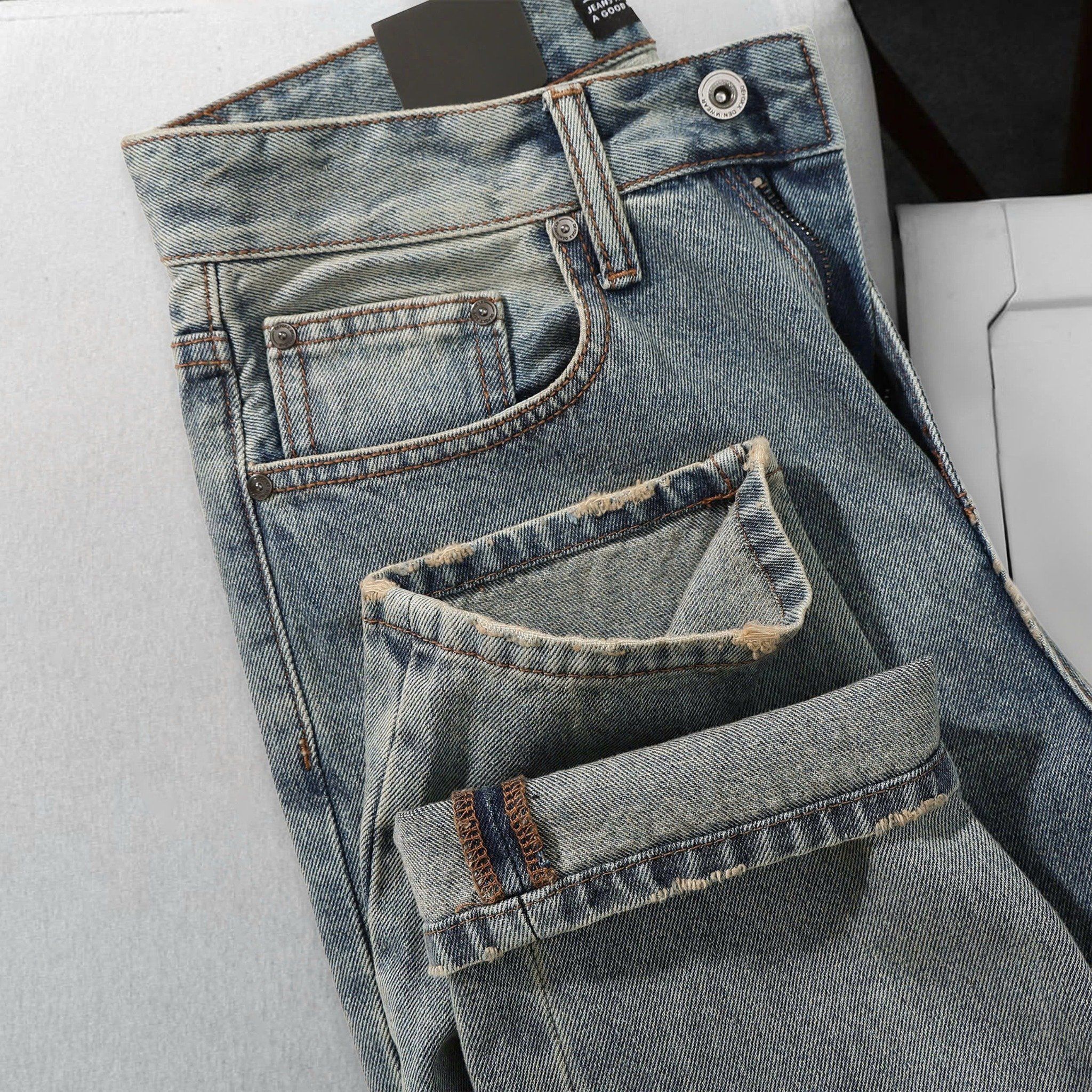  Quần Jeans Relaxed Fit Faded Denim 1918 