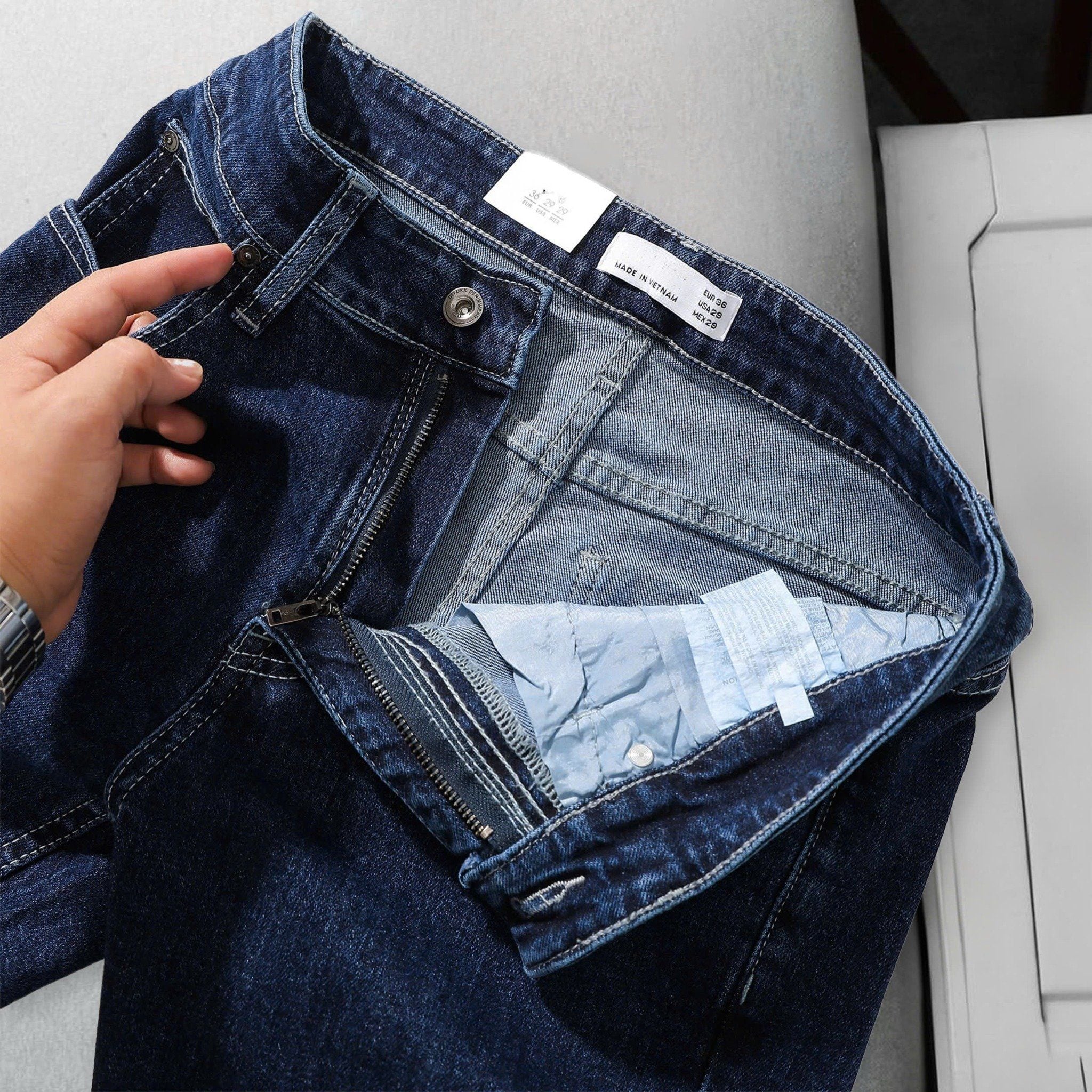  Quần Jeans Slimfit Dark Indigo 1919 