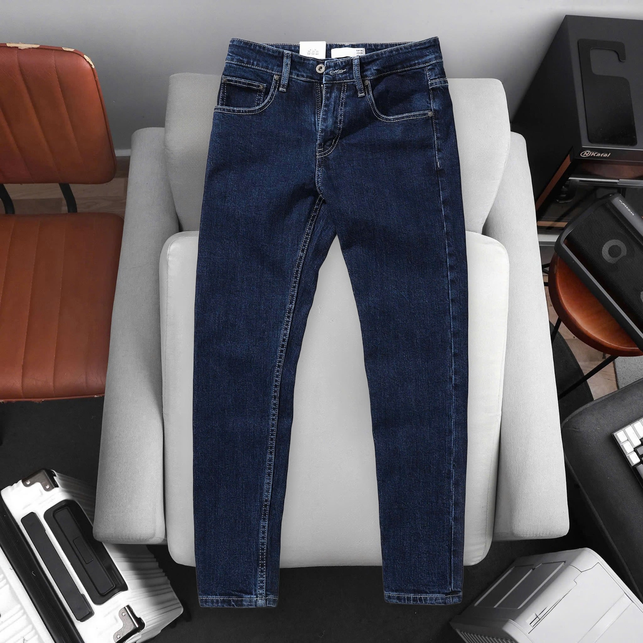 Quần Jeans Slimfit Dark Indigo 1919