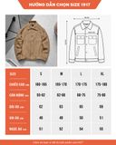  Áo Khoác Da Lộn Cổ Bẻ 1917 