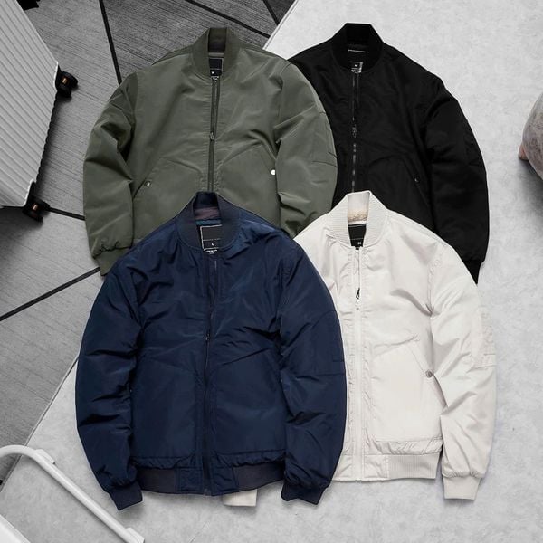  Áo Bomber Gió Lót Lông 1924 