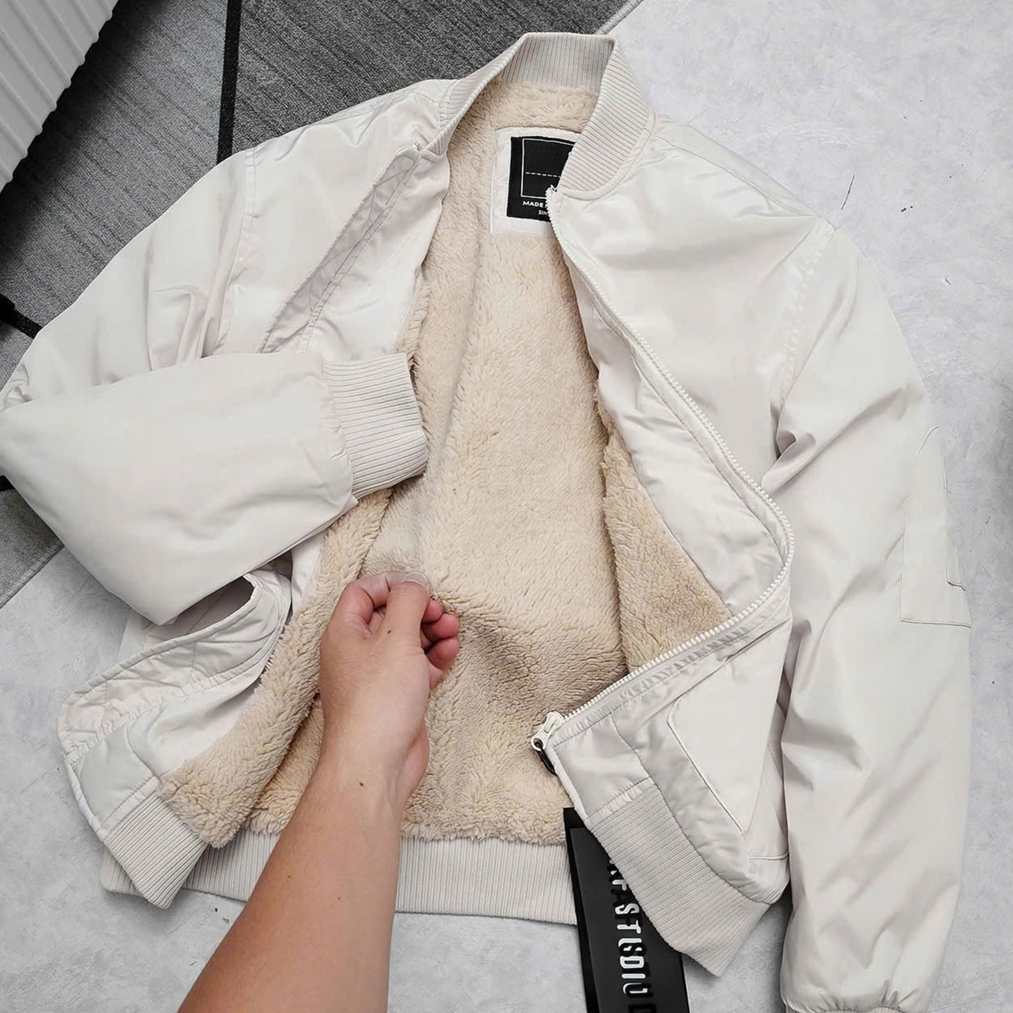  Áo Bomber Gió Lót Lông 1924 