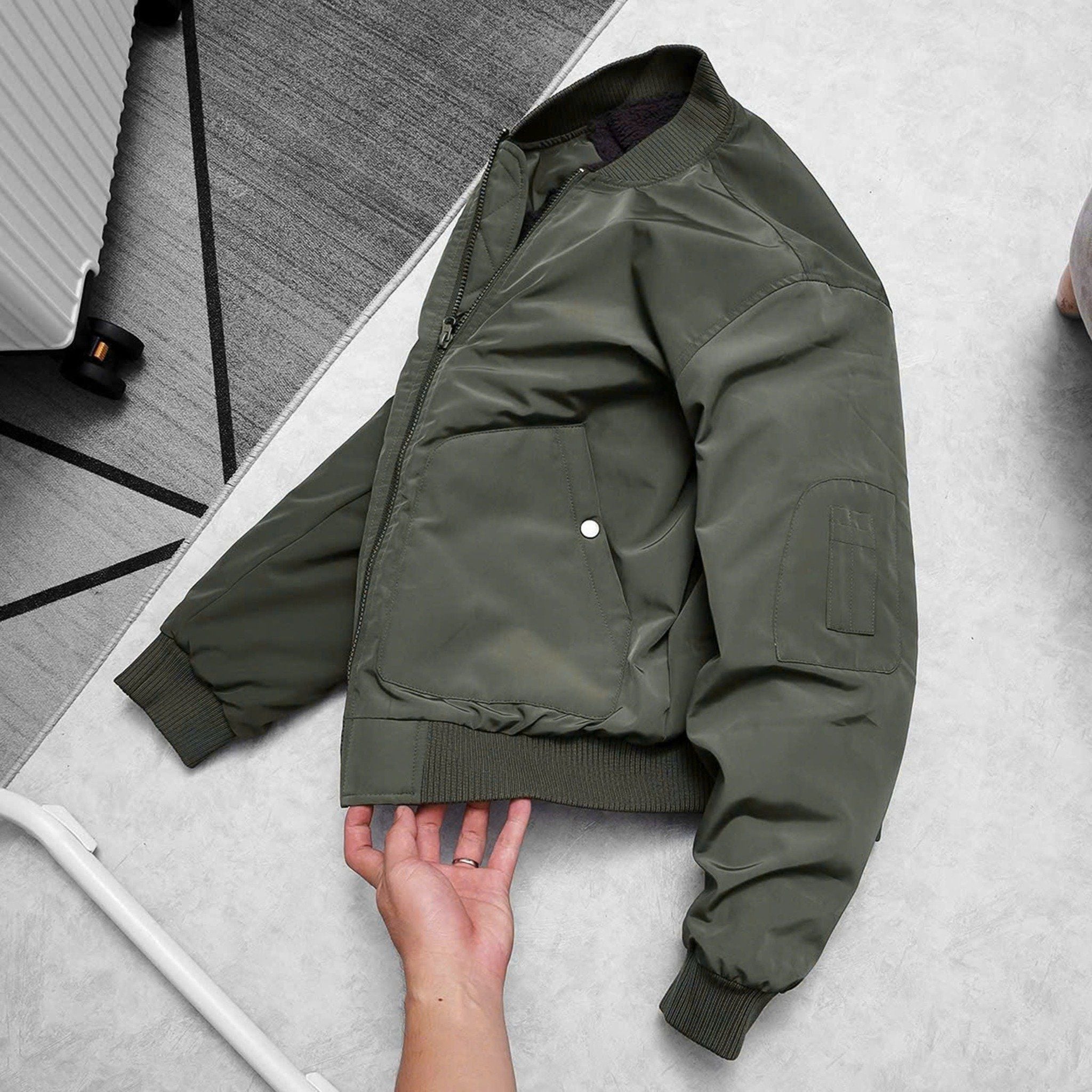  Áo Bomber Gió Lót Lông 1924 