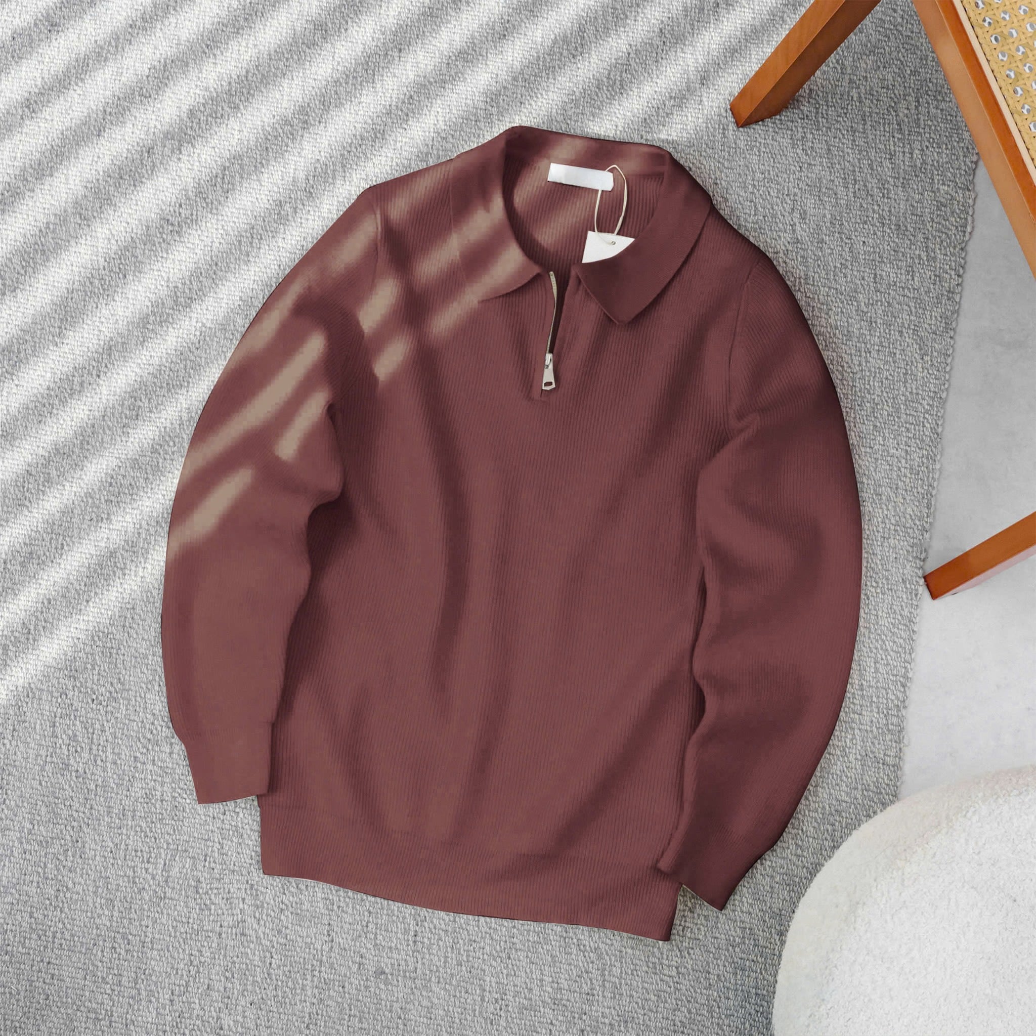 Áo Len Polo Cổ Zip 1926