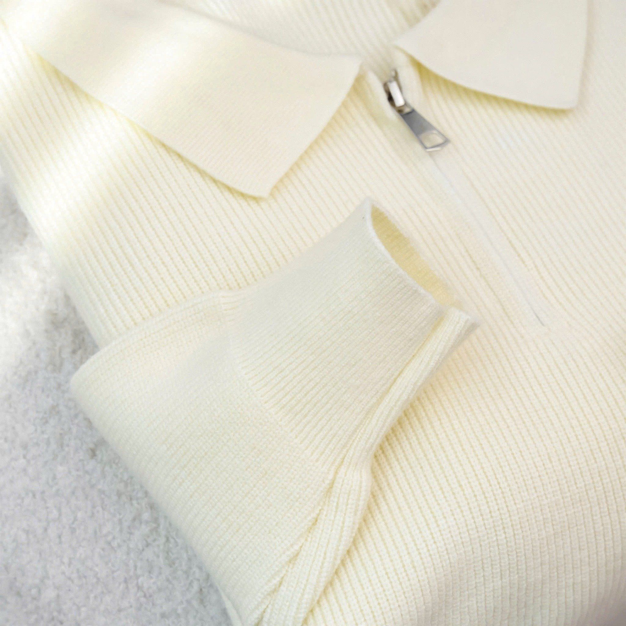  Áo Len Polo Cổ Zip 1926 