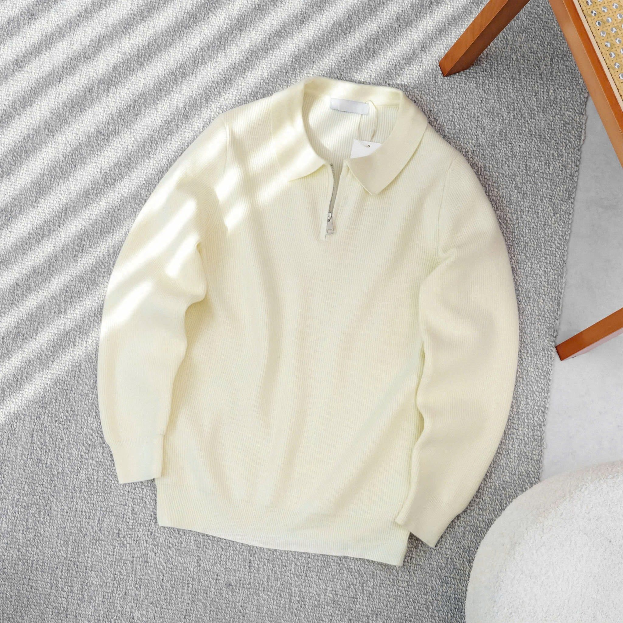  Áo Len Polo Cổ Zip 1926 