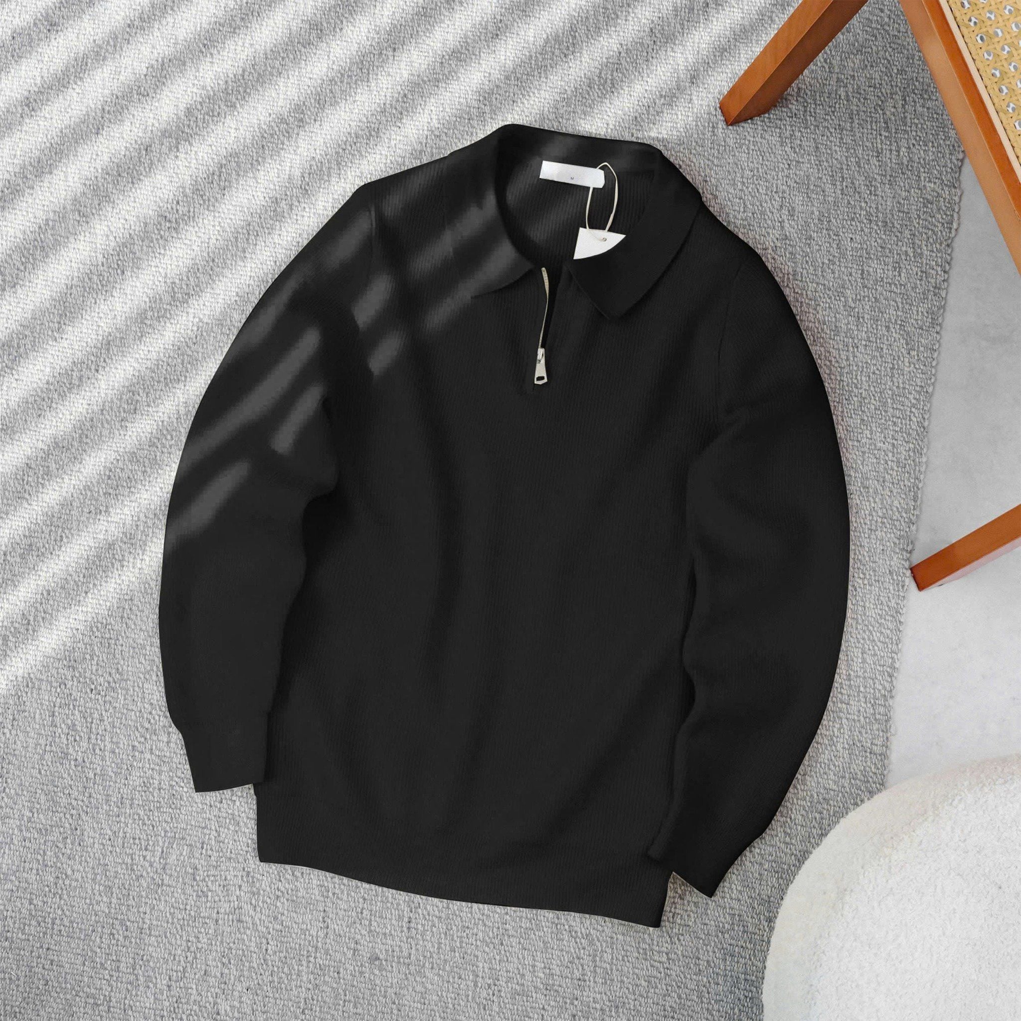  Áo Len Polo Cổ Zip 1926 