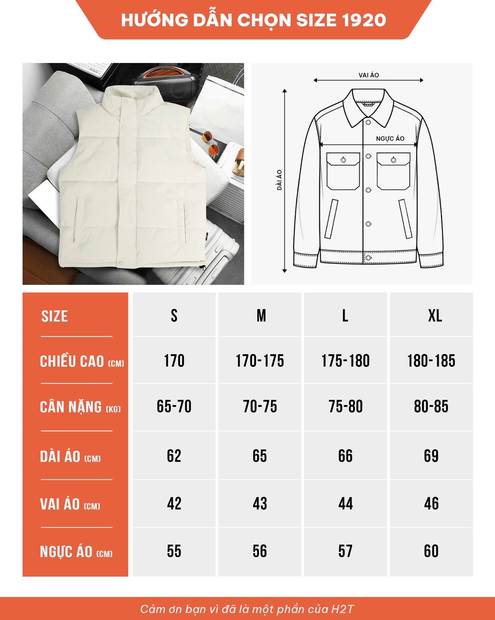  Áo Phao Gile Lót Lông Vũ FeatherCore 1920 