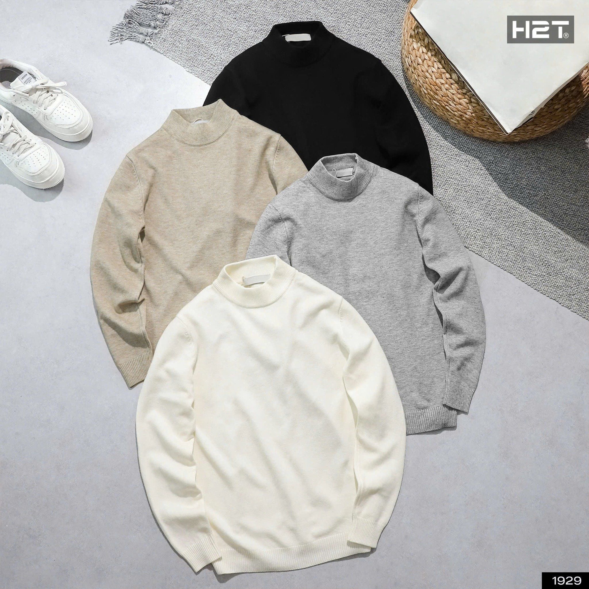  Áo Len Cổ Ba Phân 1929 