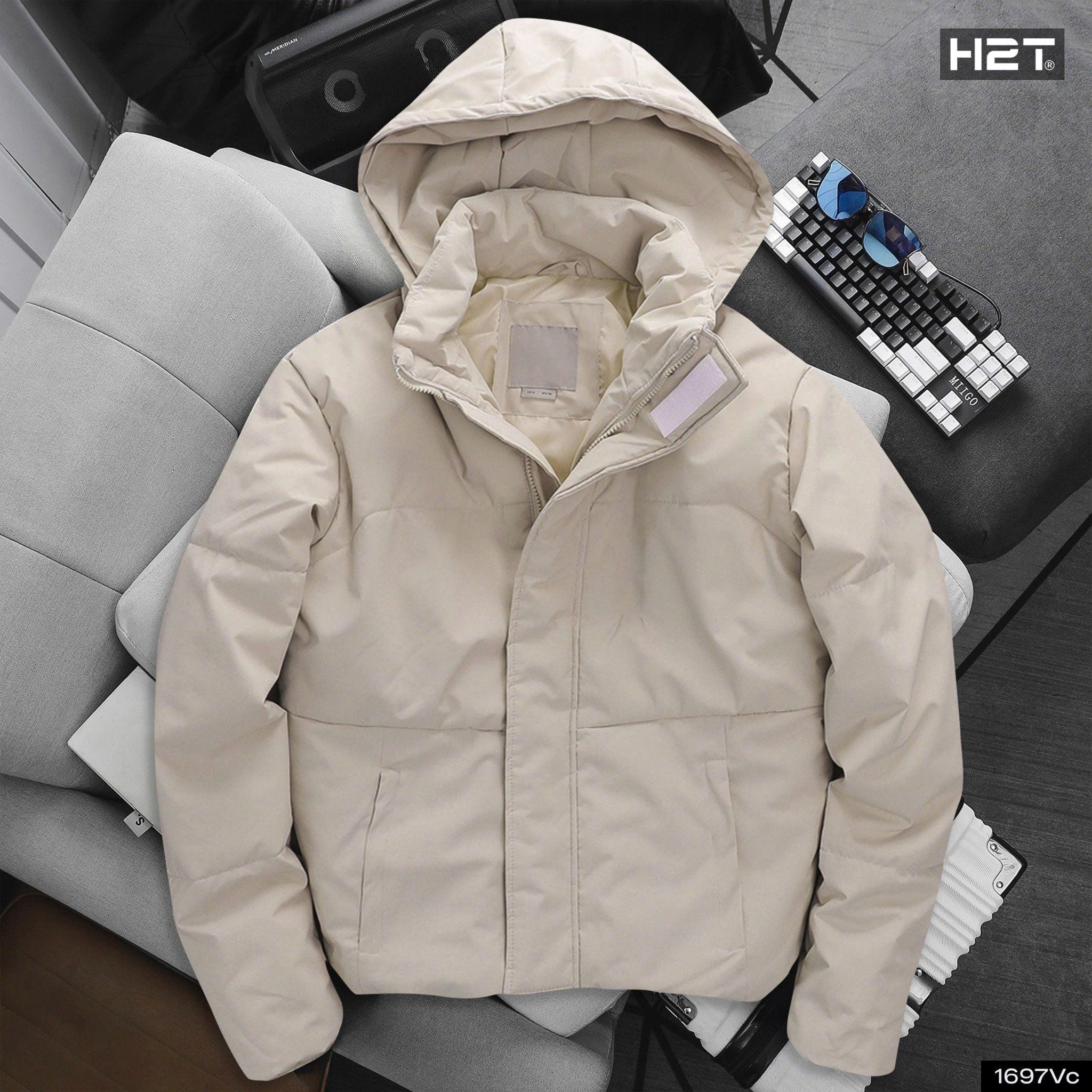  Áo Phao Chần Bông 3 Lớp Siwood Denim Puffer Jacket 1697 