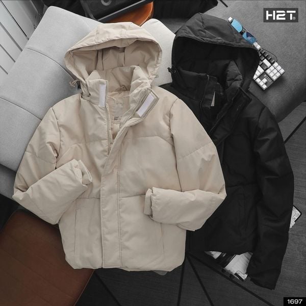  Áo Phao Chần Bông 3 Lớp Siwood Denim Puffer Jacket 1697 