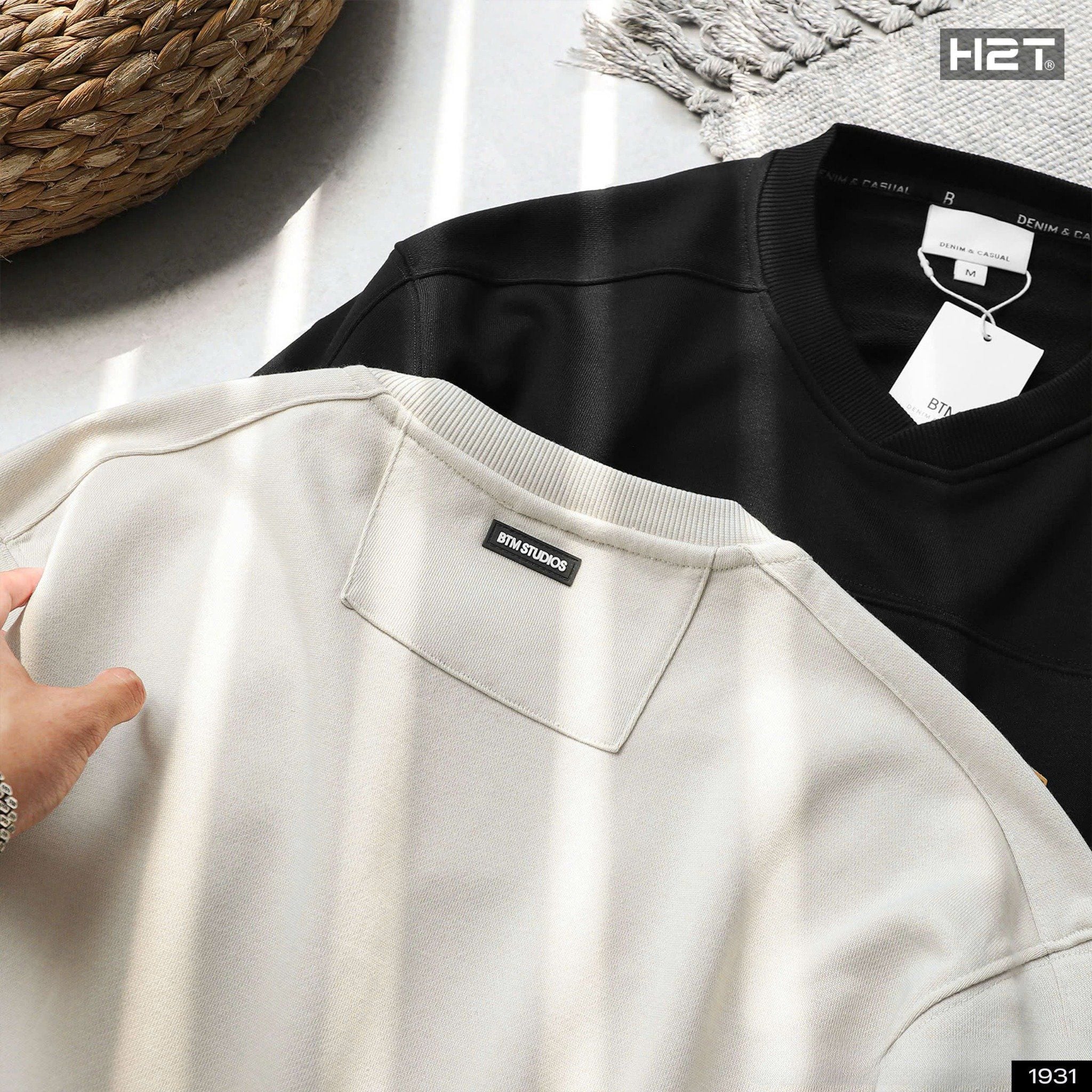  Áo Nỉ Cotton Sweatshirt 1931 