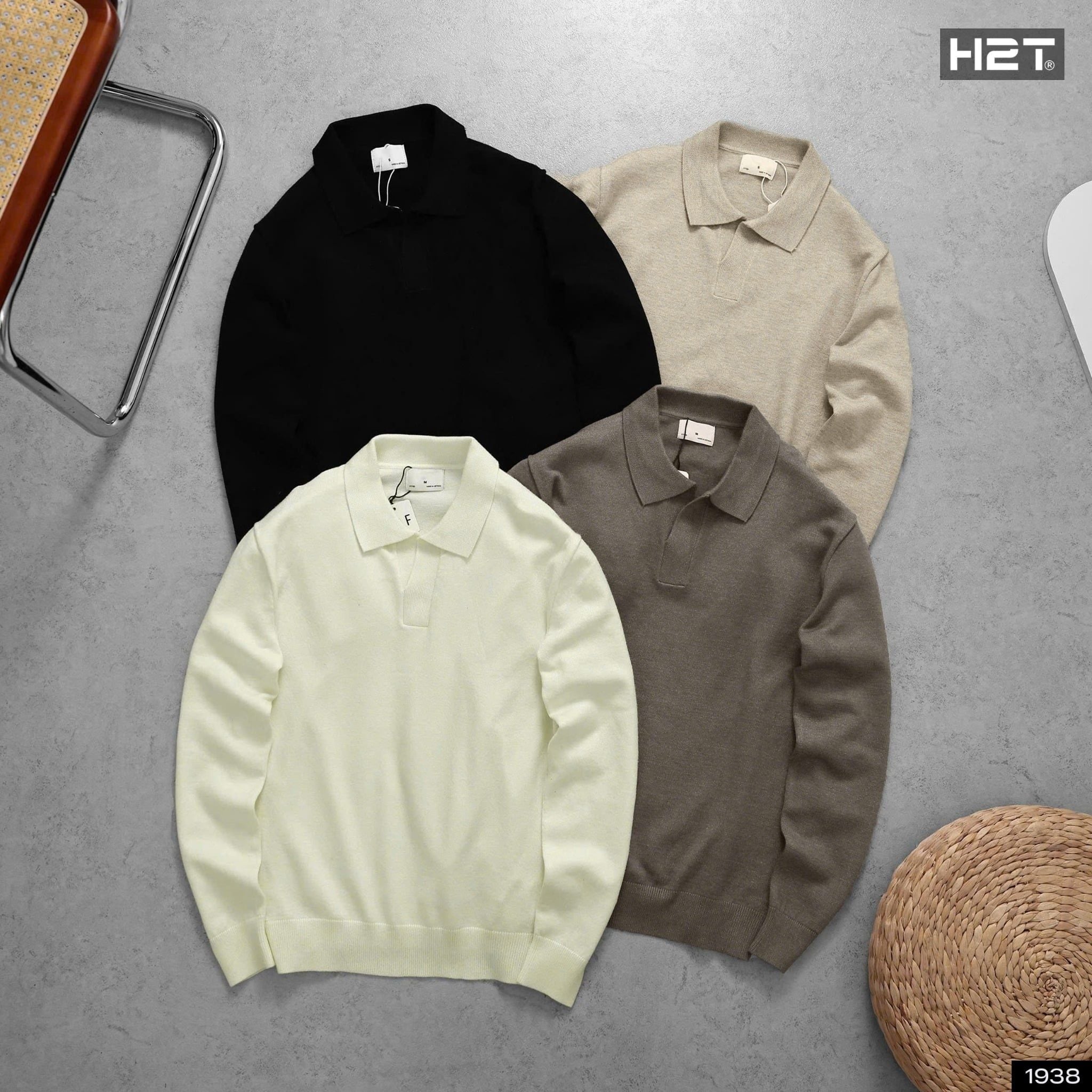  Áo Len Polo Fitted 1938 