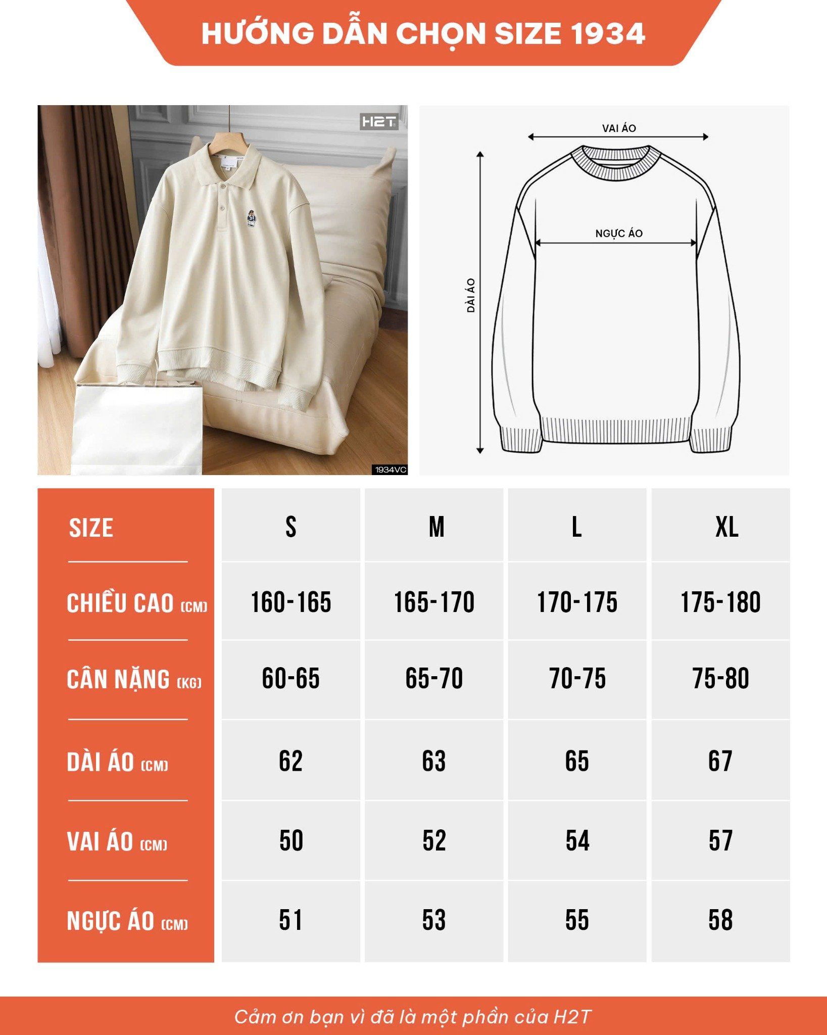  Áo Nỉ Cotton Thêu Gấu 1934 