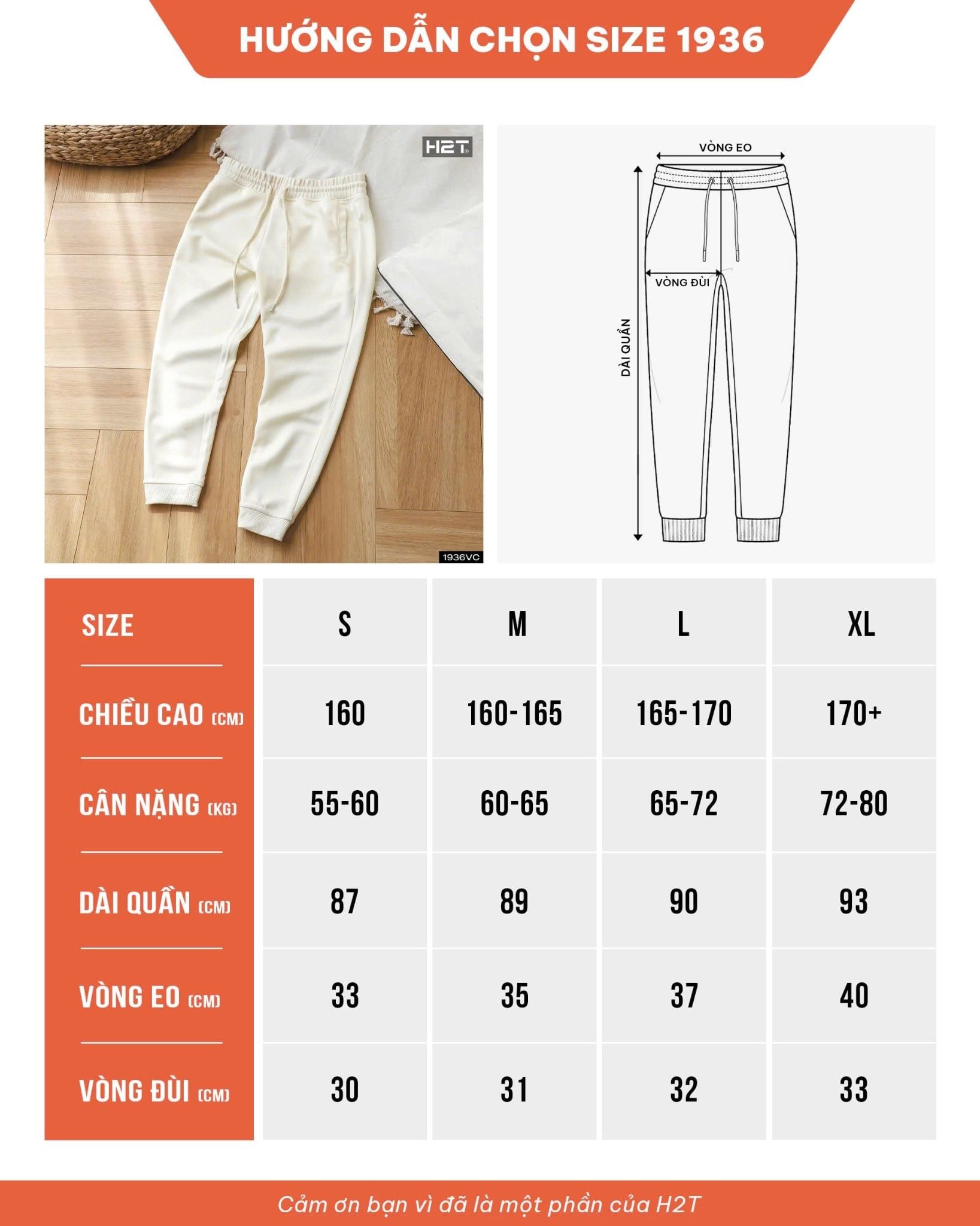  Quần Jogger Vải Pique 1936 