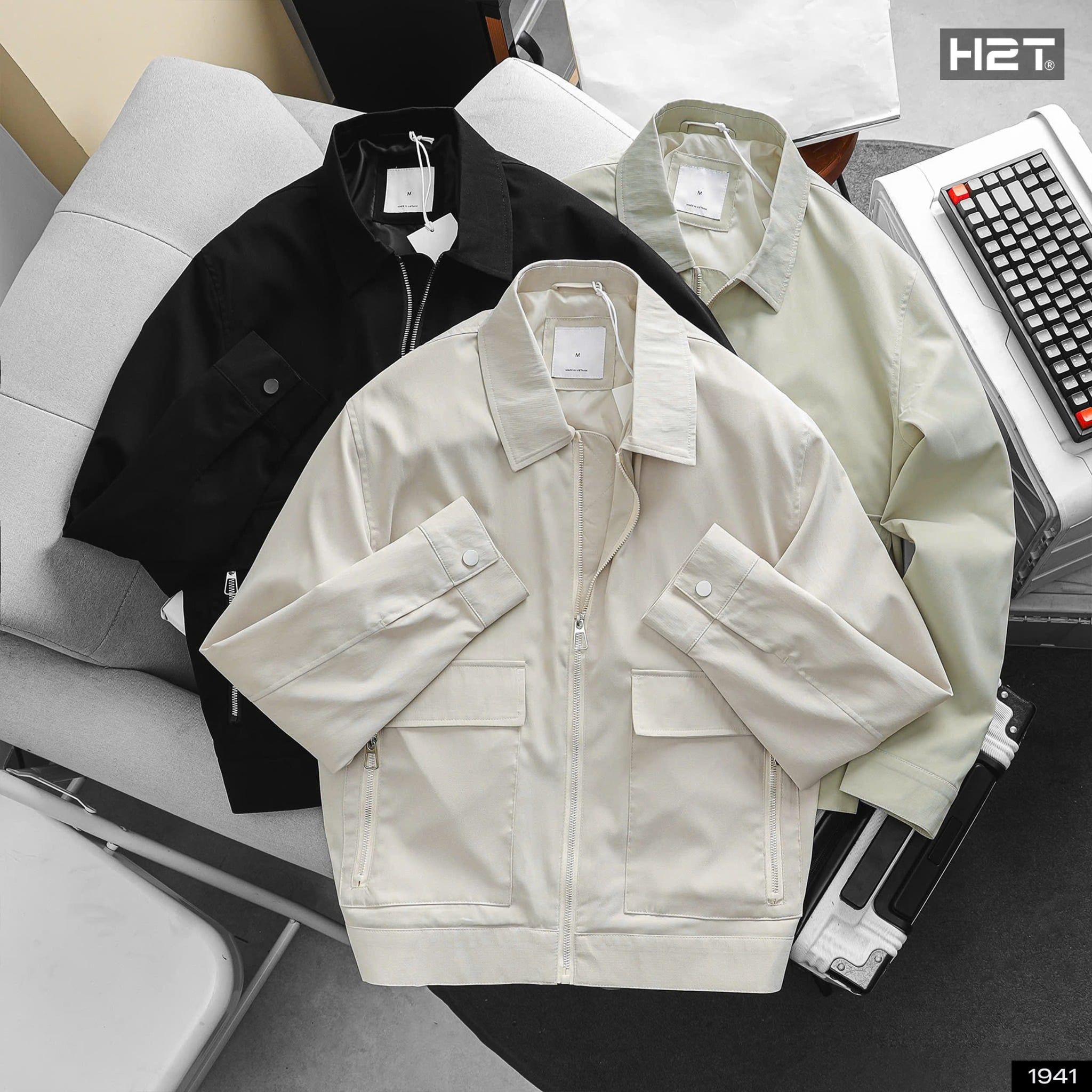  Áo Khoác Canvas Cropped Mild​​​​​​​ 1941 