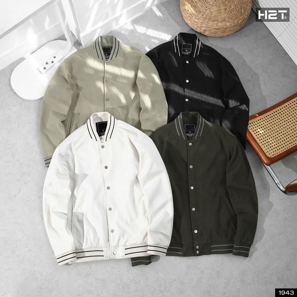  Áo Bomber Dạ Basic 1943 