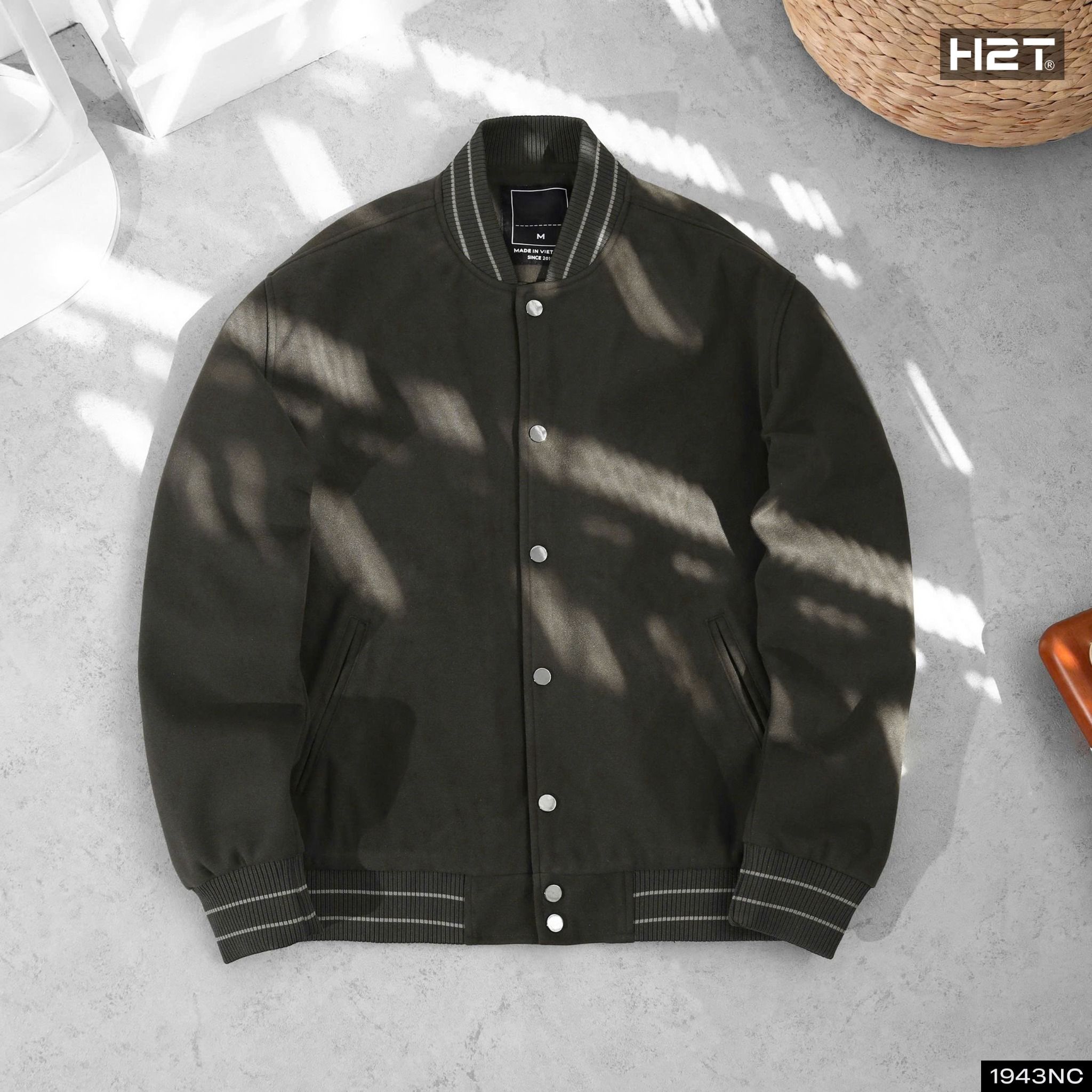  Áo Bomber Dạ Basic 1943 