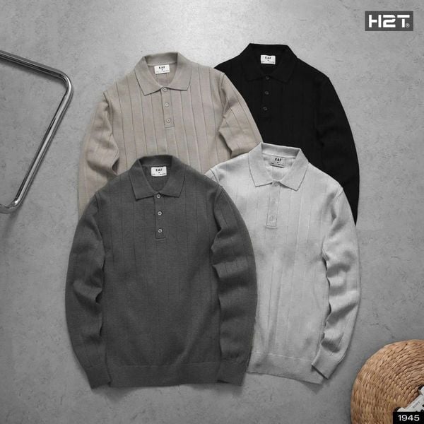 Áo Len Polo Dệt Gân 1945 